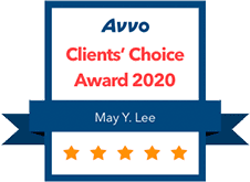 Avvo | Clients' Choice Award 2020 | May Y. Lee | 5 stars
